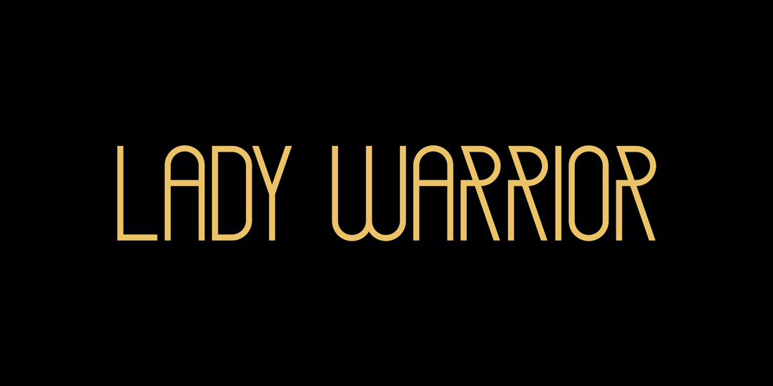 Branding: Logotipo de Lady Warrior.
