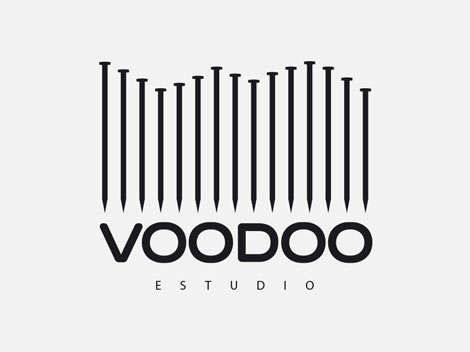Diseño de logo e isotipo para Voodoo Estudio.