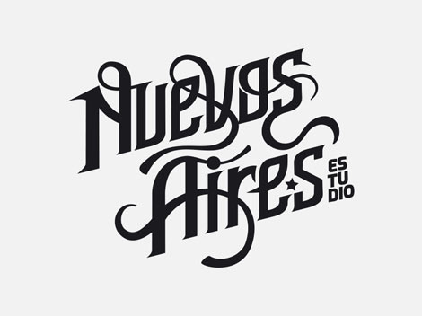 Diseño de logo e isotipo para Nuevos Aires Estudio.