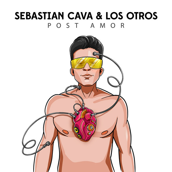 Diseño de disco para Sebastián Cava & Los Otros: Post Amor.